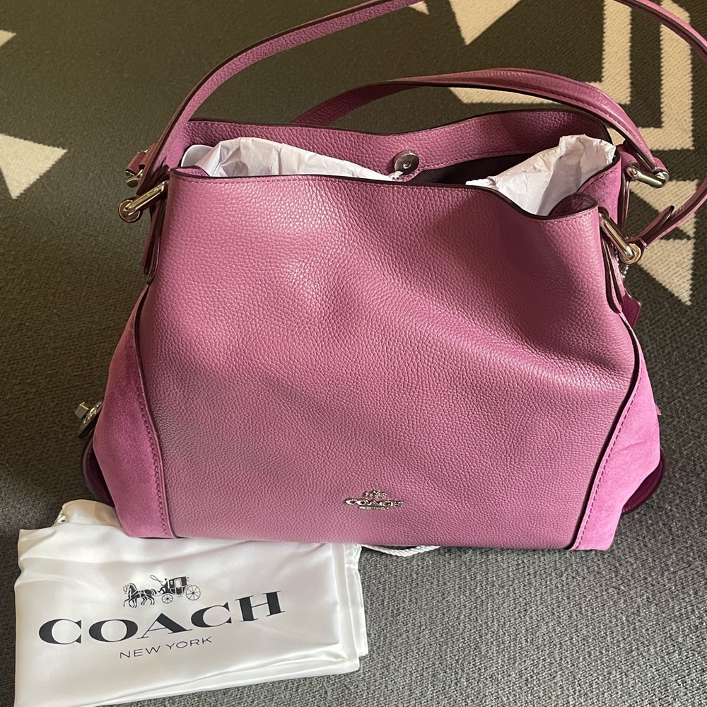 Coach Edie Shoulder Bag 31 in Mixed Leather